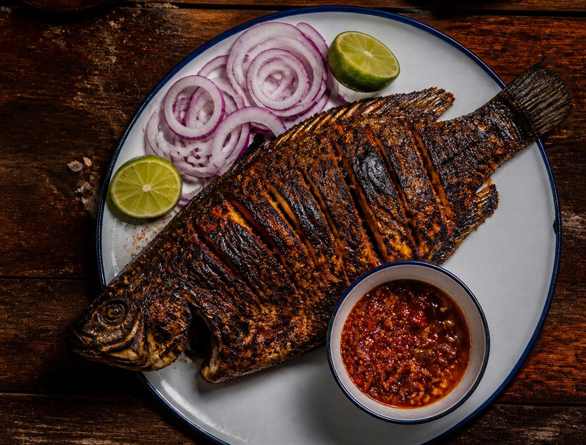 Spicy Whole Tilapia